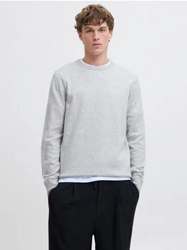 Jack & Jones Pullover 'JJEPerfect' hellgrau