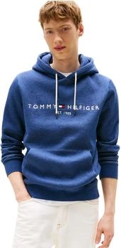Tommy Hilfiger Organic Cotton Blend Logo Hoody (MW0MW11599) aegean sea heather