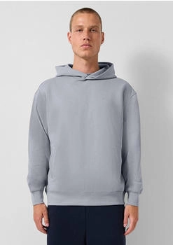 s.Oliver Hoodie im Loose Fit mit Logo-Stickerei grau 2175907.9507.