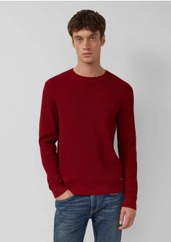 s.Oliver Strickpullover mit Mustermix und Rundhals rot 2170233.3626.