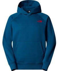 The North Face Raglan Box Nse Hoodie green mineral ink/tnf red