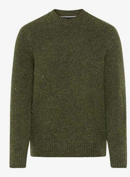 BRAX Herren Strickpullover Style BUDDY olive Grün Oliv grün oliv Gr. (272258_70128800_34)