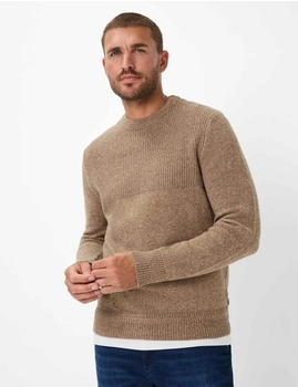 BRAX Herren Strickpullover Style RICK ivory hellbraun Gr. (272308_70128300_56)