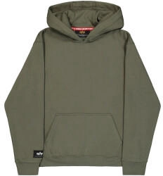 Alpha Industries Label Backprint Hoodie Grün (258333-142)