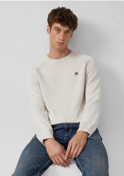 s.Oliver Strick-Pullover mit Crew Neck creme 2170232.9000.