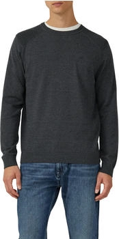 s.Oliver Pullover aus Moulinéstrick mit Crew Neck und Raglanärmeln schwarz 2168813.99X0.