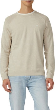 s.Oliver Pullover aus Moulinéstrick mit Crew Neck und Raglanärmeln Beige 2168813.80X0.