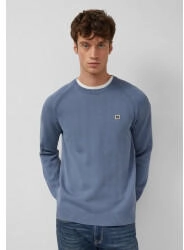 s.Oliver Strick-Pullover mit Crew Neck blau 2170232.5363.