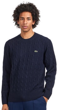 Lacoste Carded Wool Crew Neck Sweater (AH2924) navy