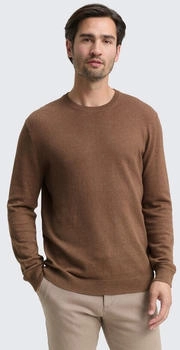 Tom Tailor Strickpullover dark taupe melange