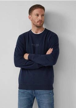 s.Oliver Sweatshirt mit Logo-Artwork blau 2170147.59D1.