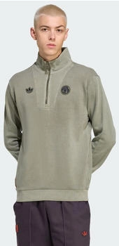 Adidas FC Bayern München Terrace Icons Tom mit Reißverschluss bis zur Brust Base Green (JN0113)