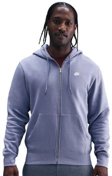 Nike Club Fleece-Hoodie mit durchgehendem Rei&szlig;verschluss (Herren) - Blau FN3861-499