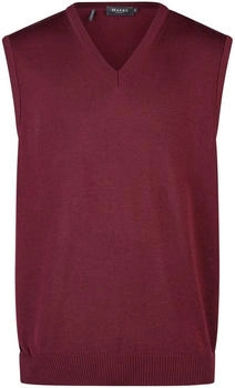 Maerz Pullunder Regular Fit V-Ausschnitt rot