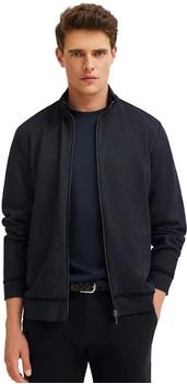 Bugatti Sweatjacke Modern Fit Baumwollmix