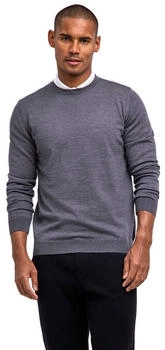 Falke Strickpullover Casual Wool dark grey