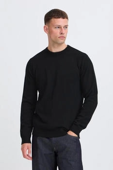 Blend Strickpullover BHBRANKO CREW KNIT schwarz
