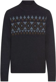 Camel Active Pullover 'Mock Neck' blau