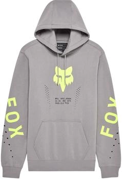Fox Fleece Hoodie Core grau