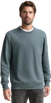 Tom Tailor Sweatshirt Melangeoptik grün