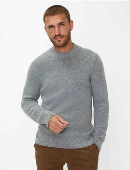BRAX Strickpullover Style BUDDY hellgrau