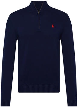Polo Ralph Lauren Strickpullover gerippte Abschlüsse marine