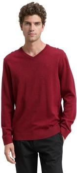 Tom Tailor Pullover Rot Baumwolle