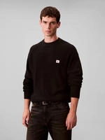 Calvin Klein Jeans Rundhalspullover "LS EZ COTTON WAFFLE CRWNK SWTR 9"