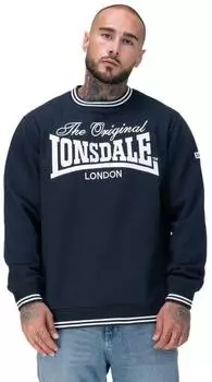 Lonsdale Rundhals Sweatshirt normale Passform CLIFTON dark navy ecru