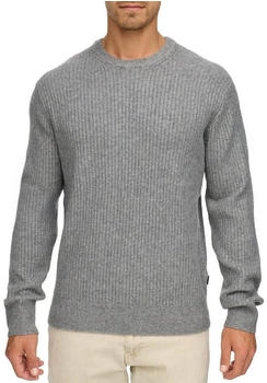 Indicode Rundhalspullover INBertram O-neck grau grey-mix