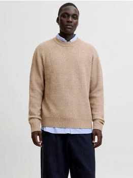 Jack & Jones Pullover 'JORYORK OLLIE' mokka