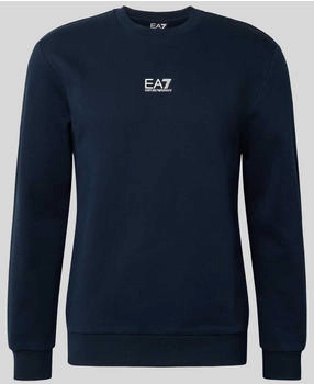 Emporio Armani Sweatshirt Label-Detail dunkelblau