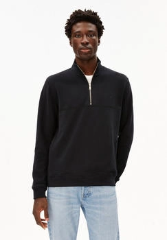 armedangels Troyer 'WAARLO FLEECE' Regular Fit schwarz