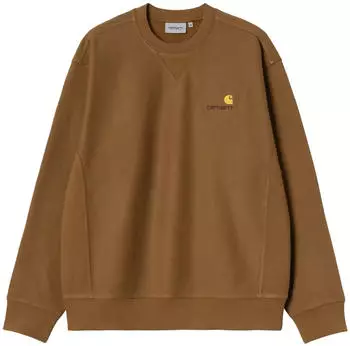 Carhartt American Script Sweat hamilton brown