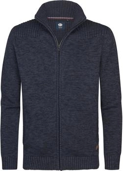 Petrol Industries strickjacke stehkragen royal navy