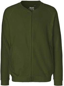 Neutral Bio-Jacke Seitentaschen military