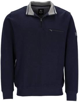 Hajo Sweatshirt Stay Fresh Mini-Waffel marine