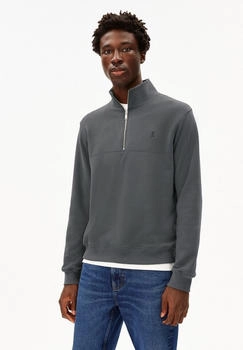 armedangels Fleece-Sweatshirt Bio-Baumwolle grau