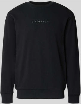 Lindbergh Relaxed Fit Sweatshirt Rundhalsschwarz