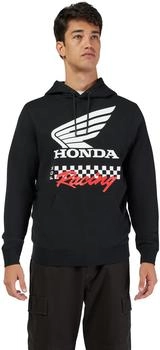 Fox Fleece Hoodie Core Honda schwarz