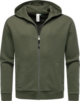 Ragwear Sweatjacke 'Natten' dunkelgrün