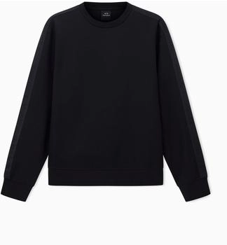 Armani Exchange Sweatshirt gestreift schwarz