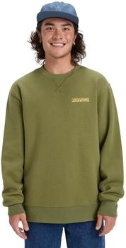 Quiksilver Salt Water Graphic Crew Pullover loden green