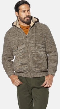 Jan Vanderstorm Outdoor Strickjacke (394802-0007) braun