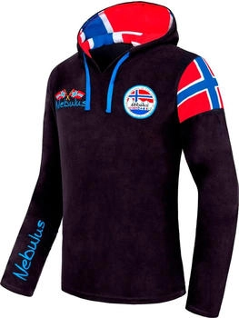 Nebulus Fleecepullover Nardy Herren schwarz
