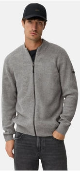 Camel Active Strickjacke mit Raglanärmeln und Knopfverschluss (409501-6K27) grau