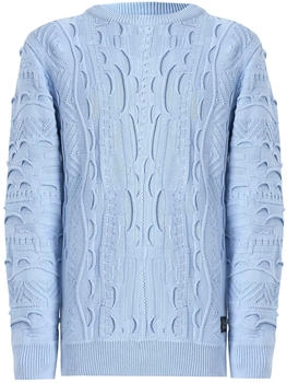 Carlo Colucci Pullover Regular Fit (CC-C9016-15-XS) hellblau