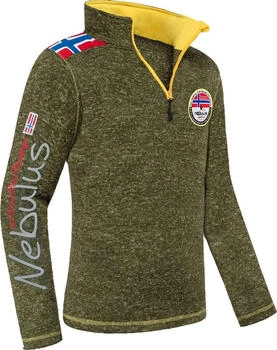 Nebulus Flaggy Polar Fleece Jacke gap grün melie