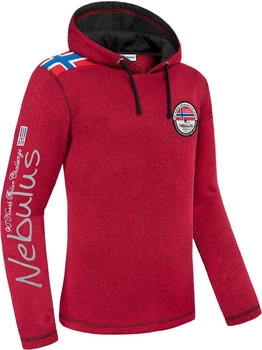 Nebulus Flaggy Polar Fleece Jacke rot meliert