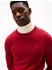 Tommy Hilfiger TH Monogram Cotton Cashmere Rundhals-Pullover (MW0MW28046) rot